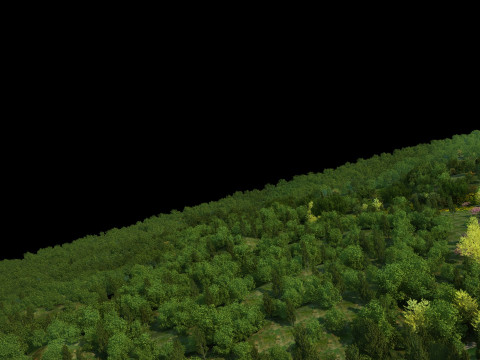 Suburban scenery 3Dモデル