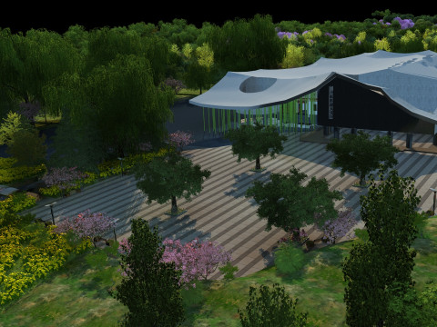 Suburban scenery 3Dモデル