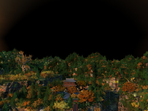 Ancient temple 3D 模型