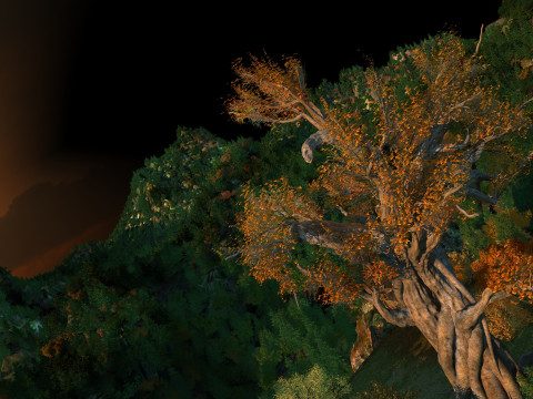 Ancient temple 3D 모델