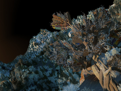Ancient temple 3D 모델