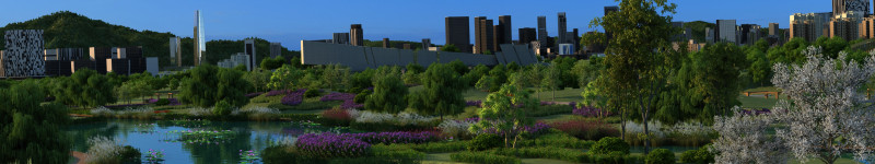 City planning 3D Model .c4d .max .obj .3ds .fbx .stl .blend 