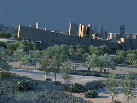 City planning 3D Model