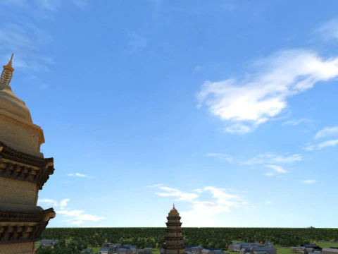 pagoda antigua Modelo 3D