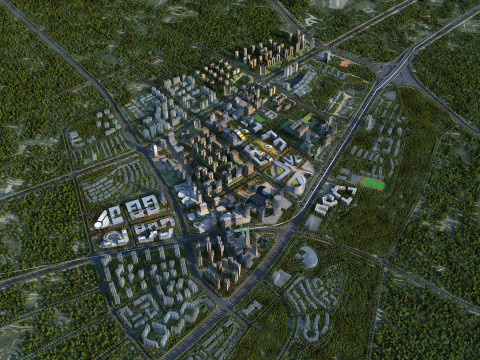 Urban architecture Modèle 3D