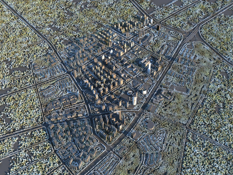 Urban architecture Modèle 3D