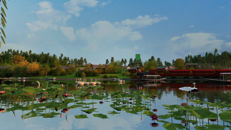 City park 3D 모델 .c4d .max .obj .3ds .fbx .stl .blend 