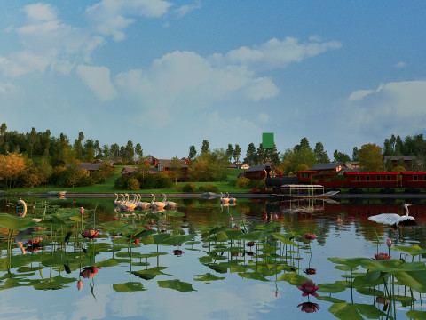 City park 3Dモデル