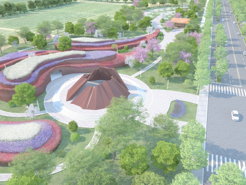 Park 3D-Modell
