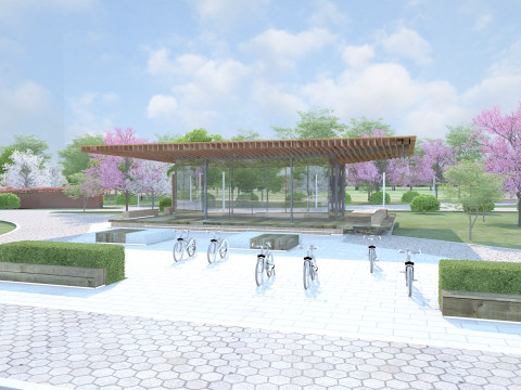 Park 3D Modell