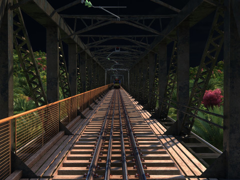 Train 3D Модель