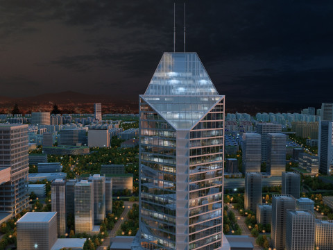 Science and technology city 3Dモデル