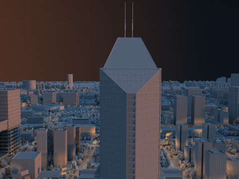 Science and technology city 3Dモデル