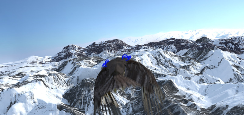 Snowy mountain 3D 모델 .c4d .max .obj .3ds .fbx .stl .blend 
