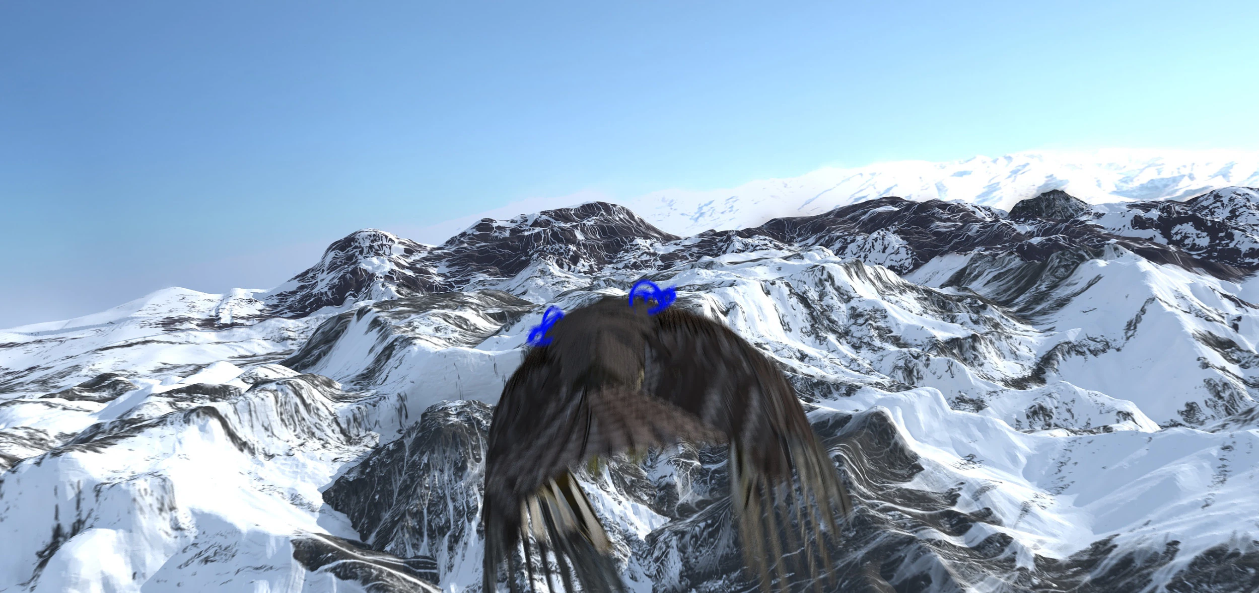 Snowy mountain 3D Model .c4d .max .obj .3ds .fbx .stl .blend 