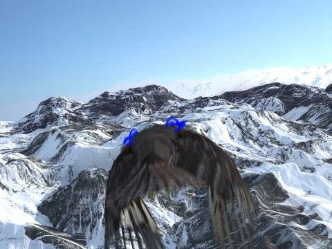 Snowy mountain 3D Model