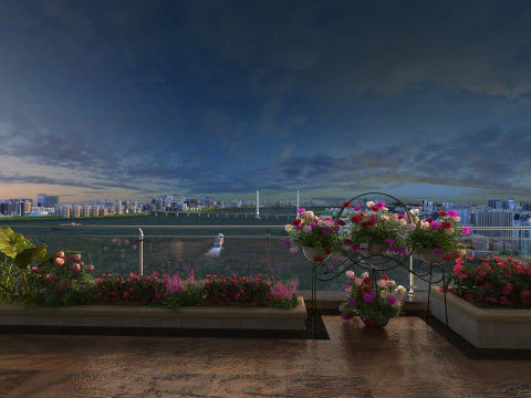 Balcony 3D Model