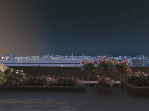 Balcony 3D Model