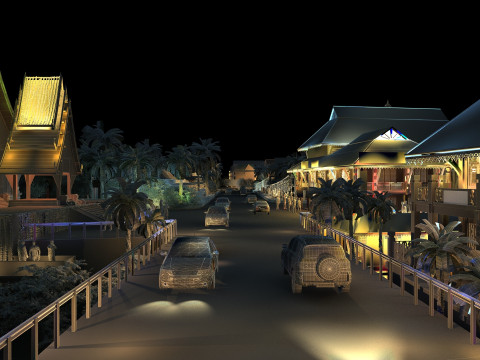 Bar 3D Model