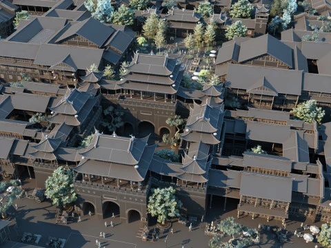 Ancient city 3D Model