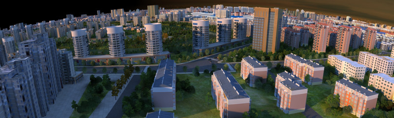 Urban architecture 3D 모델 .c4d .max .obj .3ds .fbx .stl .blend 