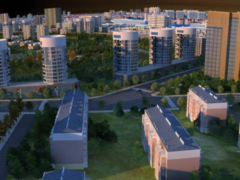Urban architecture 3D Модель