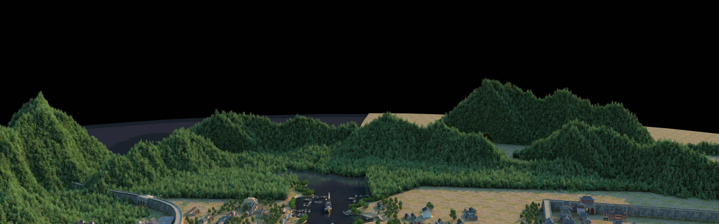 Arquitetura antiga Modelo 3D .c4d .max .obj .3ds .fbx .stl .blend 