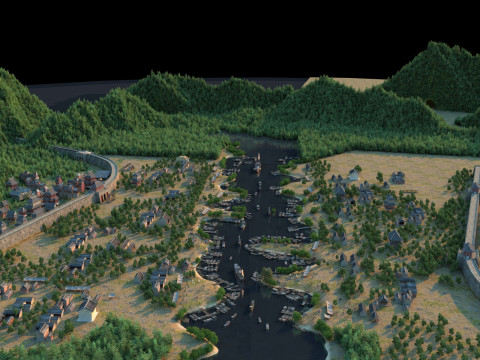 Ancient architecture 3Dモデル