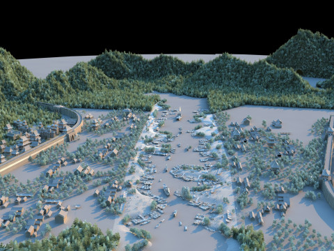 Ancient architecture 3Dモデル