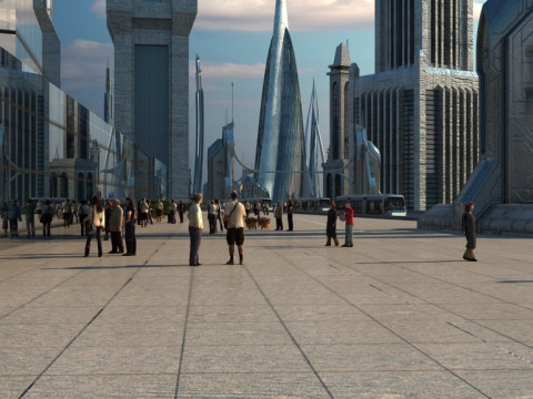 Science and technology city Modelo 3D