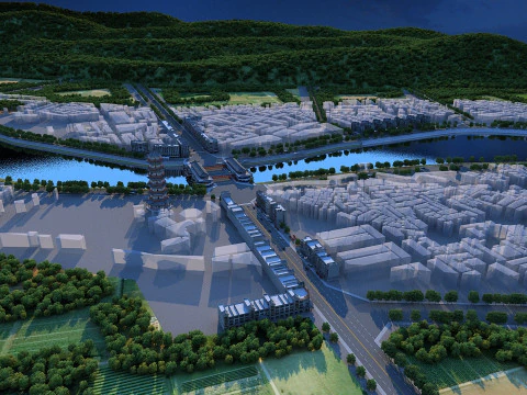 Architecture ancienne Modèle 3D