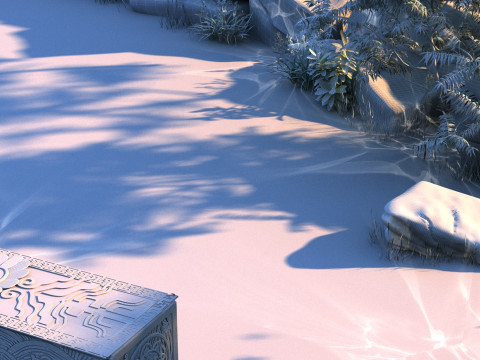 Courtyard 3Dモデル