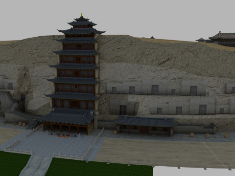 Dunhuang Modelo 3D