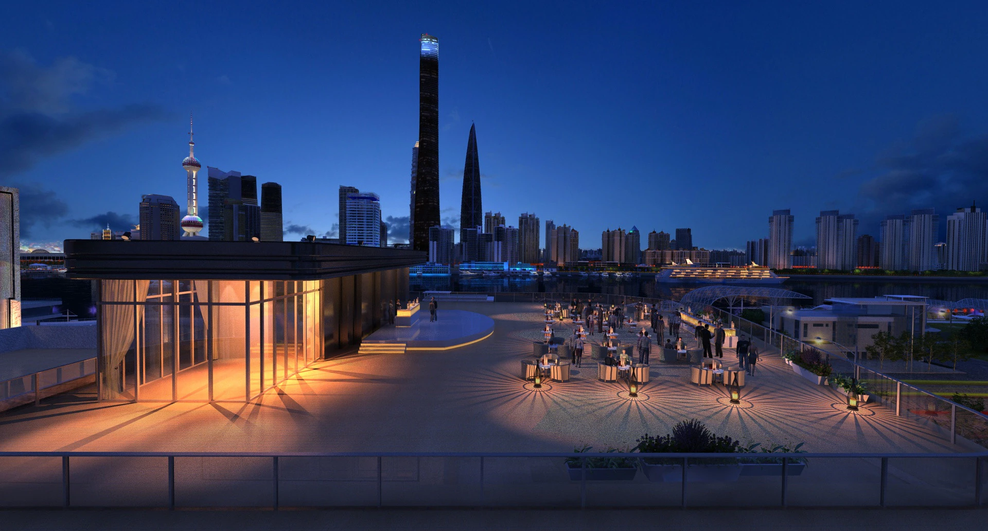 The Bund 3D Model .c4d .max .obj .3ds .fbx .stl .blend 