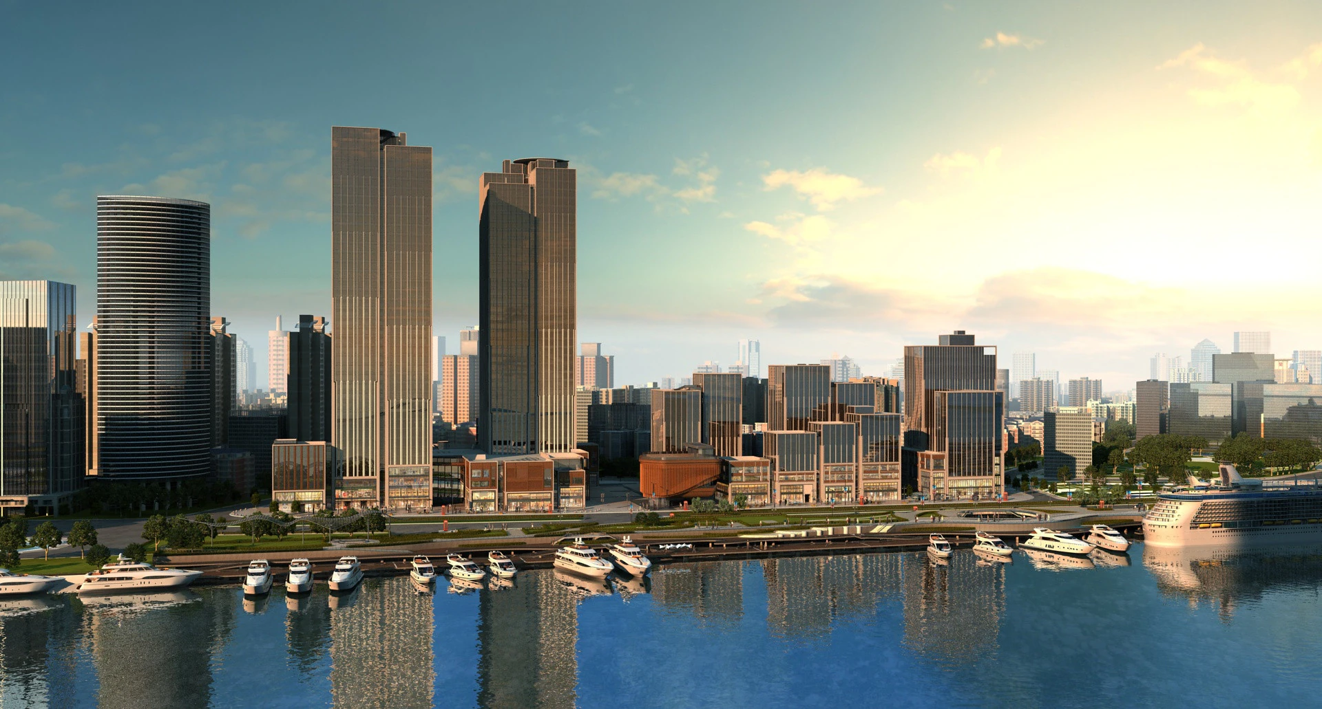 Shanghai architecture 3D Model .c4d .max .obj .3ds .fbx .stl .blend