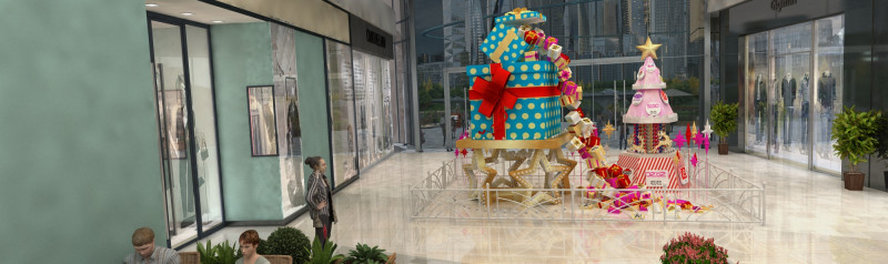 Science and technology city 3Dモデル .c4d .max .obj .3ds .fbx .stl .blend 