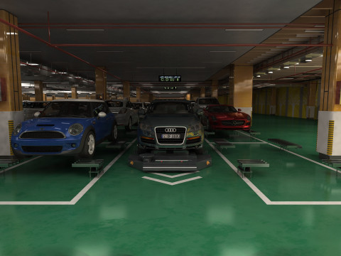 Smart garage 3D Model
