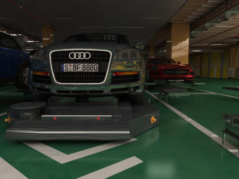 Smart garage Model 3D
