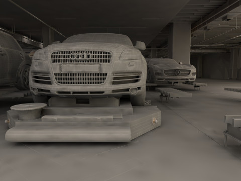 Smart garage Model 3D
