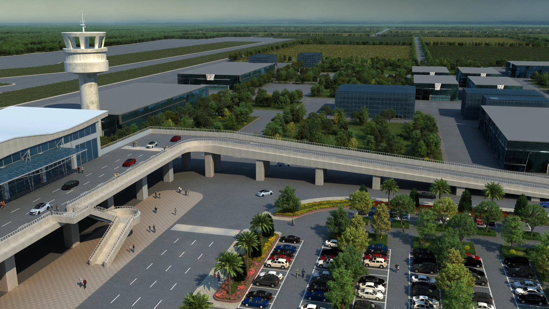 Aerodrome 3D Model .c4d .max .obj .3ds .fbx .stl .blend 