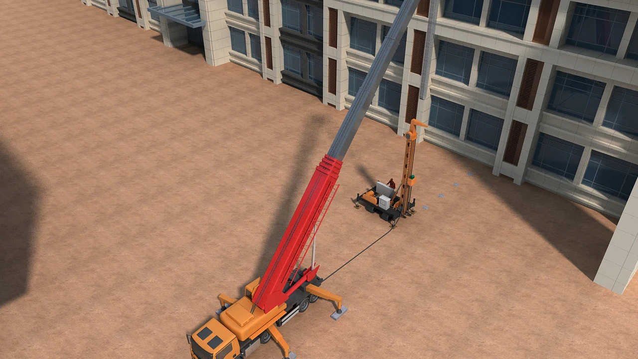 Construction site 3D Model .c4d .max .obj .3ds .fbx .stl .blend 