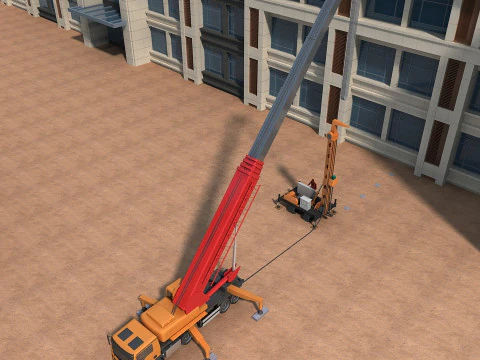 建設現場 3Dモデル