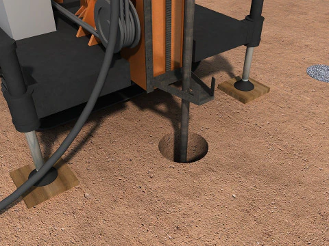 Construction site 3D Model