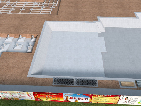Construction site 3Dモデル