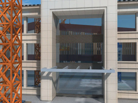 建設現場 3Dモデル