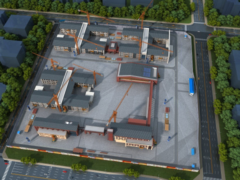Construction site Modelo 3D