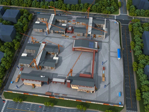 건설현장 3D 모델