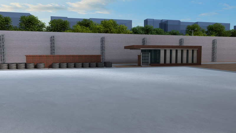 Construction site Modèle 3D .c4d .max .obj .3ds .fbx .stl .blend 