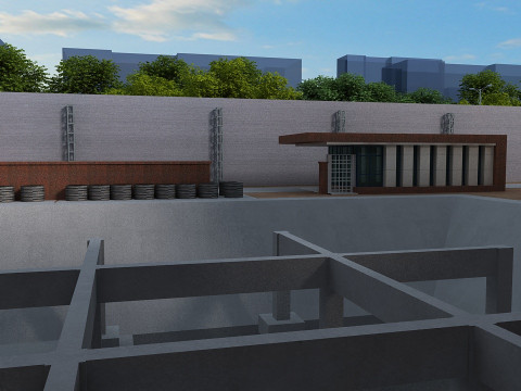Construction site Modèle 3D