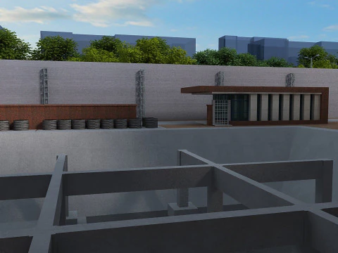 Construction site 3D Model